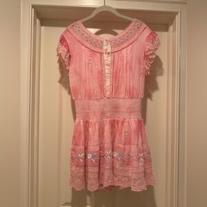 LoveShackFancy ruffle mini dress